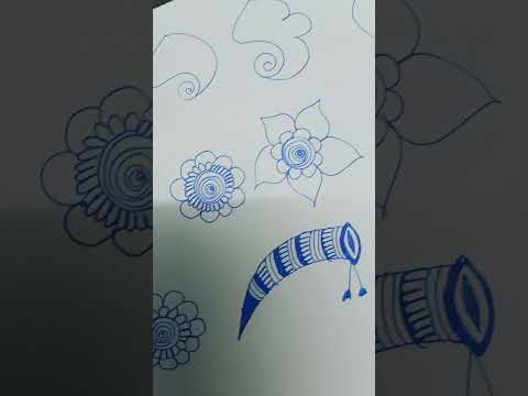 simple mehendi making designs #mehndi #shorts