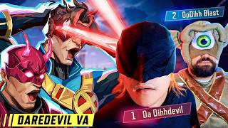 Daredevil & Cyclops VOICE ACTORS Play MARVEL RIVALS