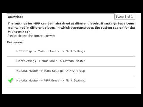 SAP Exam Questions and Answers | sap exam sample questions   sap pp sap mm #sap4u #sapmm #sap