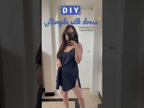 DIY: Simple silk dress