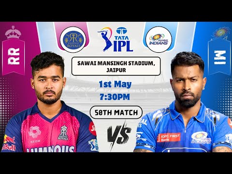 RR vs MI Today Match Prediction | Rajasthan Royals vs Mumbai Indians IPL 2025 50th Match