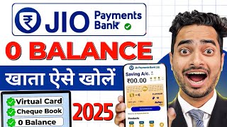 Jio bank account opening - Jio Payment Bank Account Open | Zero balance savings account - Full Guide