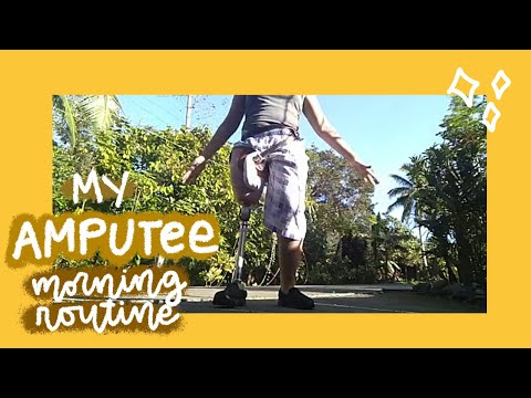 Amputee Morning Routine (Walking without Crutches)