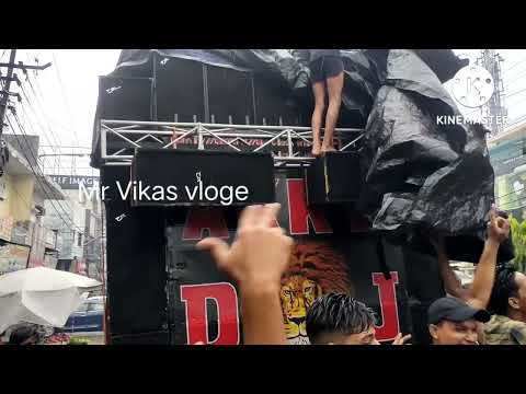 DJ AKKY Bulandshahar | sound testing🔊🔊 | Hindu Degree College Muradabad | 2022