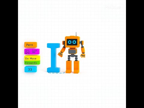 Draw Alphabets using coding | Fun programming for Kids | CodeRobo 🤖