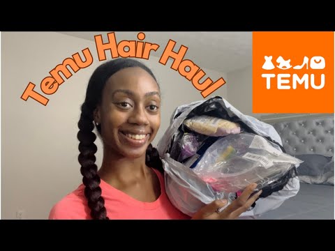 Unboxing Temu Hair Tools & Accessories, Amazing Products for Natural Hair