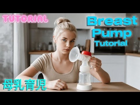【pigeon搾乳機/Breast Pump Tutorial】子育て初心者必見!！手動搾乳機の使い方を解説⑨みお