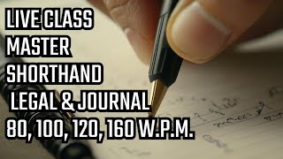 Boost Your Speed & Accuracy: Live Shorthand Dictation Practice