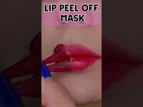 I Tried Viral Peel Off Mask| Get Pink Lips Naturally| Korean Viral Lip Mask #shorts
