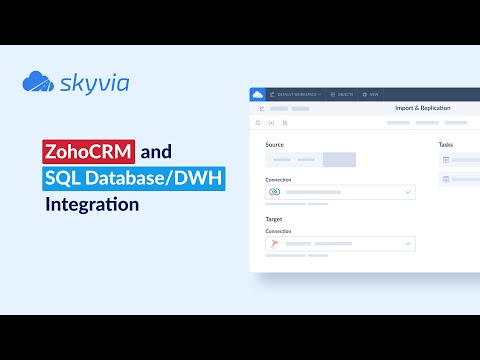Zoho Integration with SQL Database or Data Warehouse