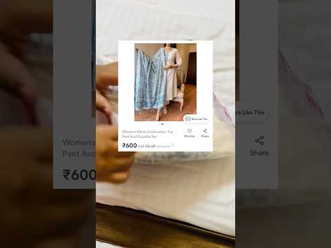 💃 Meesho Suit Under ₹600 | Fabric Review + More Colours Available 👗 | Affordable Fashion #shorts