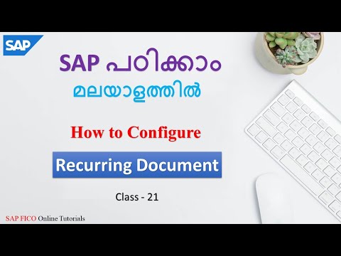 How to Create Recurring Entries in Sap | Recurring Posting | Class - 21