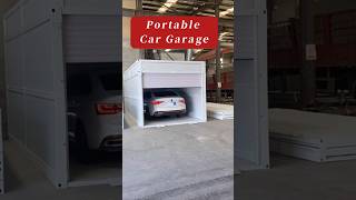 Foldable Container Garage #garage #containerhome #foldinghouse #siteoffice #prefabhouse #carport