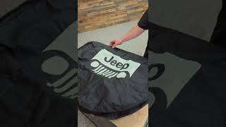 Protect your Jeep's Spare Tire from UV Damage with a Jeep Licensed Tire Cover from Quadratec
