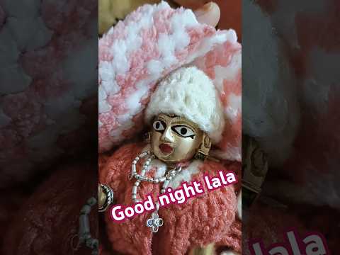 Laddu Gopal night routine🤗 #laddugopal #love❤️ #manjukalala💖