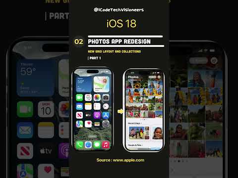 iOS 18 New Features: Photo App Redesign