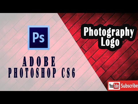 How to Make Photography Logo in 5 minutes  Photoshop CS6