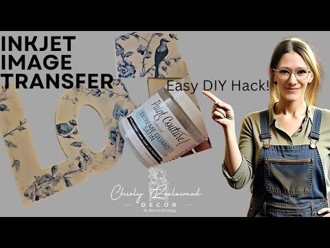 Easy Image Transfer Using Inkjet Prints & Waterbased Topcoat/ DIY Hack/ Print & Make Mixed Media Art