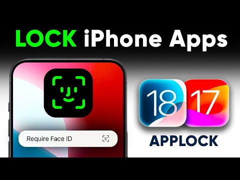 How to LOCK Apps on iPhone 15 Plus? Applock with FACE ID and Passcode