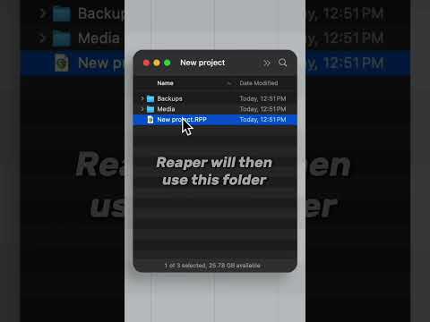 The proper way to save projects in REAPER 7