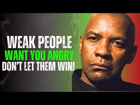 Why Weak People Always Try to Trigger You — Outsmart Them | Denzel Washington Motivation