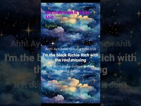 AYO Chris Brown ft Tyga #lyrics #tyga #chrisbrown #mtv #lyricoholic #lyricsforyou #fyp
