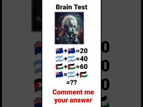 Brain test math. .... #maths#mathpuzzle  #iqtest #alberteinstein #argentina #palestine