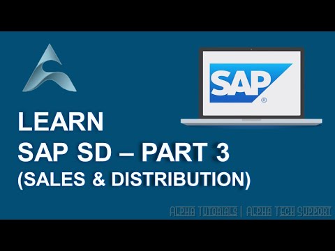 SAP SD | SAP Sale & Distribution - PART 3