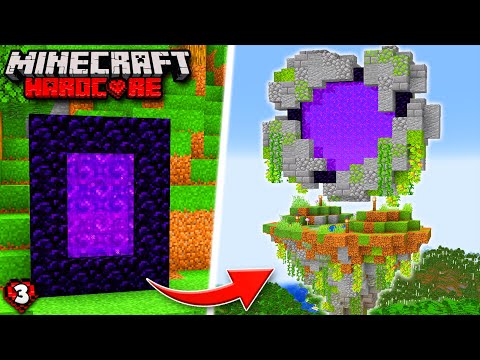 I Transformed the NETHER PORTAL In Hardcore Minecraft! (#3)