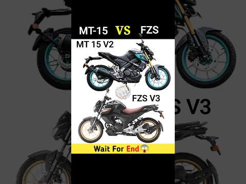 MT 15 Vs FZS 😍 | Full Comparison || #shorts #bike #adventure #mt15 #yamaha