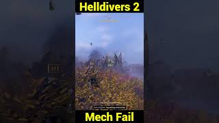 Helldivers 2 Mech Fail! #helldivers2 #fails #mech