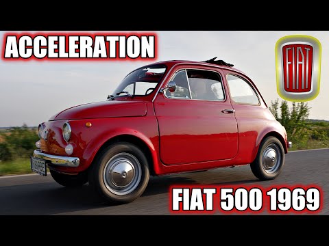 FIAT 500 (1969) LUSSO - 18HP ACCELERATION (POV)