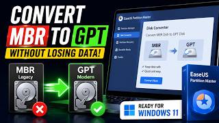 How to convert MBR to GPT using EaseUS Partition Master