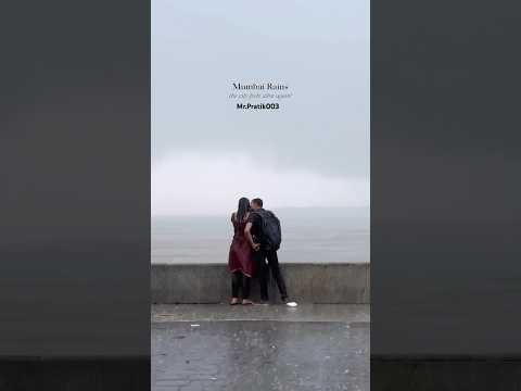 Mumbai Rain #rain #mumbai #travel #ytshorts #shortsfeed #shorts #news #love #couple #Mr.Pratik003
