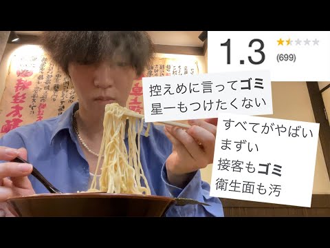 [Lowest rating] I went to a ramen shop that had terrible taste and rude customer service... [Review]