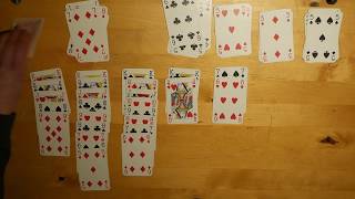 How to play solitaire     with REAL CARDS!