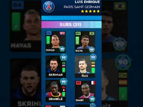 MELHOR TIME DO PSG NO DLS 24