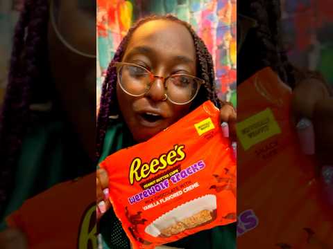 Reese’s Warewolf Tracks⁉️ #halloween #candy #shorts #trythese #reeses #chocolate #halloweencandy