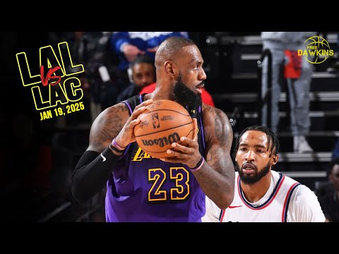 Los Angeles Lakers Full Team Highlights vs Clippers | Jan 19, 2025 | FreeDawkins