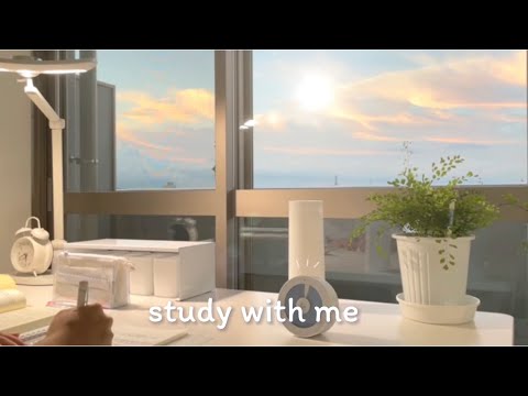 🌅  STUDY WITH ME !  / 1hour / Relaxing Music & Beautiful Morning in Japan