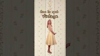 How to spot VINTAGE 🔎👗 #Thrifting #Vintage #HowTo #VintageTags #Antique #thrift  #AngeMariano