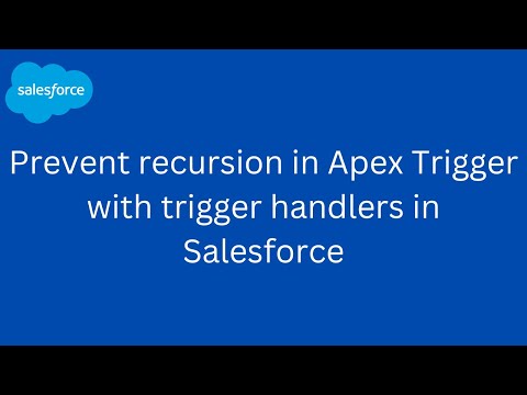 Prevent recursion in Apex Trigger with trigger handlers in Salesforce