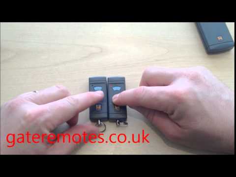 Programming a HSE2, HSM4 or HS4 Hormann Garage & Gate Remote Control
