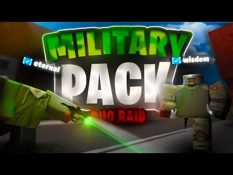 RAIDING With The New MILITARY PACK in Da Hood! 🪖 | ft. @eternalsznn