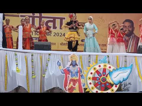 स्वागतम कृष्णा शरणागतम कृष्णा | Group Dance Performance Hindu Vidyapeeth School Sonipat  #dance