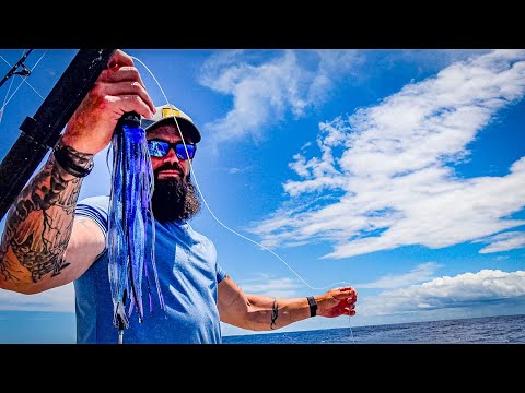 My biggest fish on the biggest LURE ever.