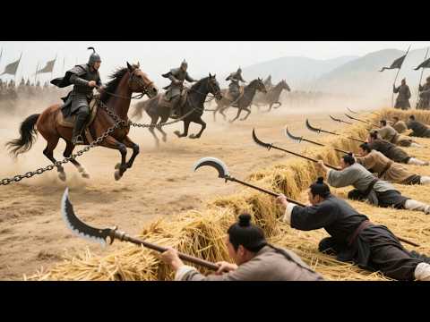 The villain used an armored chain horse formation, but it was easily broken by the iron hook!