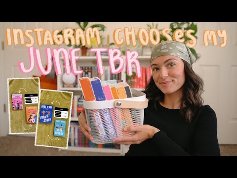 Instagram chooses my June TBR☀️📚