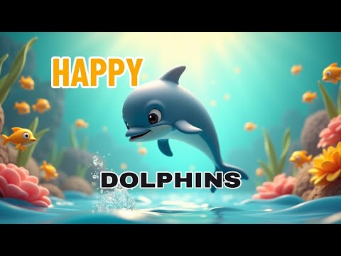 Happy Dolphins | Fun Ocean Animals Learning Video | Dolphin Adventure for Kids | Sing Along
