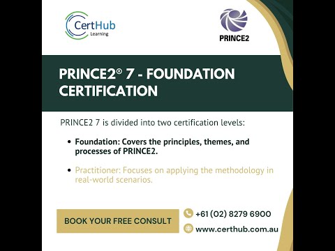 Get your Prince2® 7 - Foundation Certification from CertHub today!